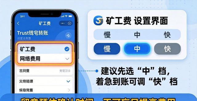 Trust钱包矿工费这样设置最省心
