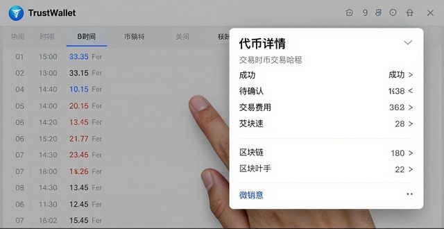 Trust Wallet苹果版：3步轻松查交易数据